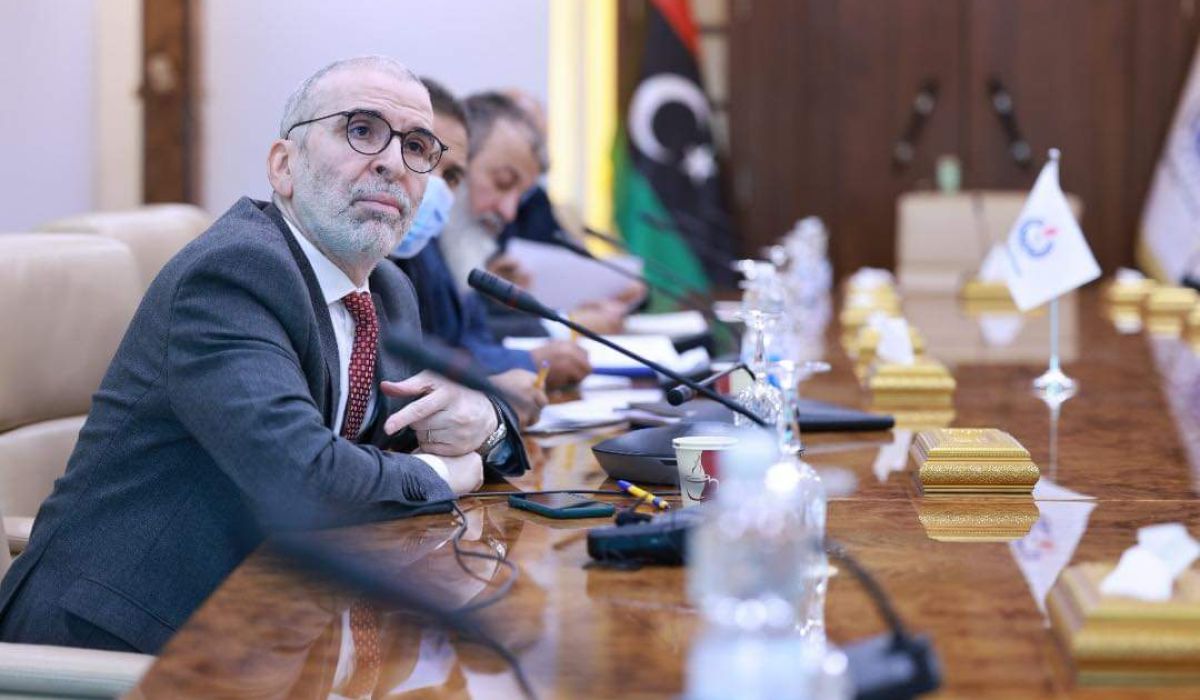 صنع الله يبحث آخر مستجدات مشروع إنشاء مباني المؤسسة بمدينة بنغازي