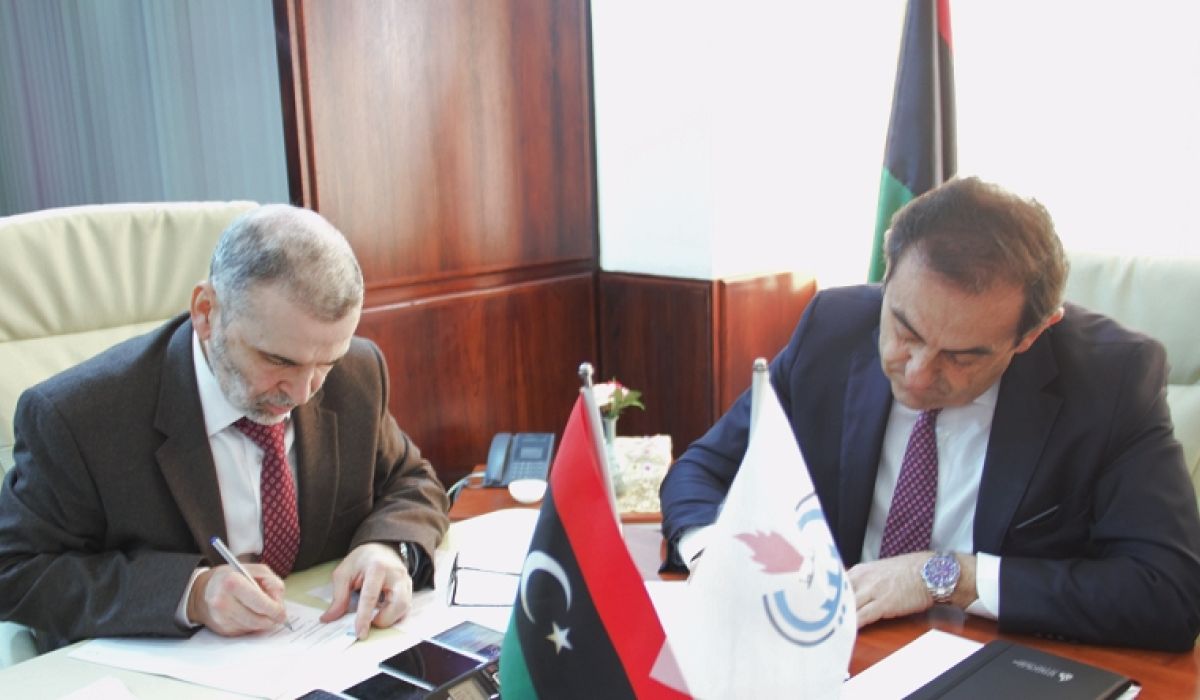 الوطنية للنفط توقع مع شركائها الدوليين اتفاقية بقيمة 20 مليون دولار لدعم عدد من البلديات