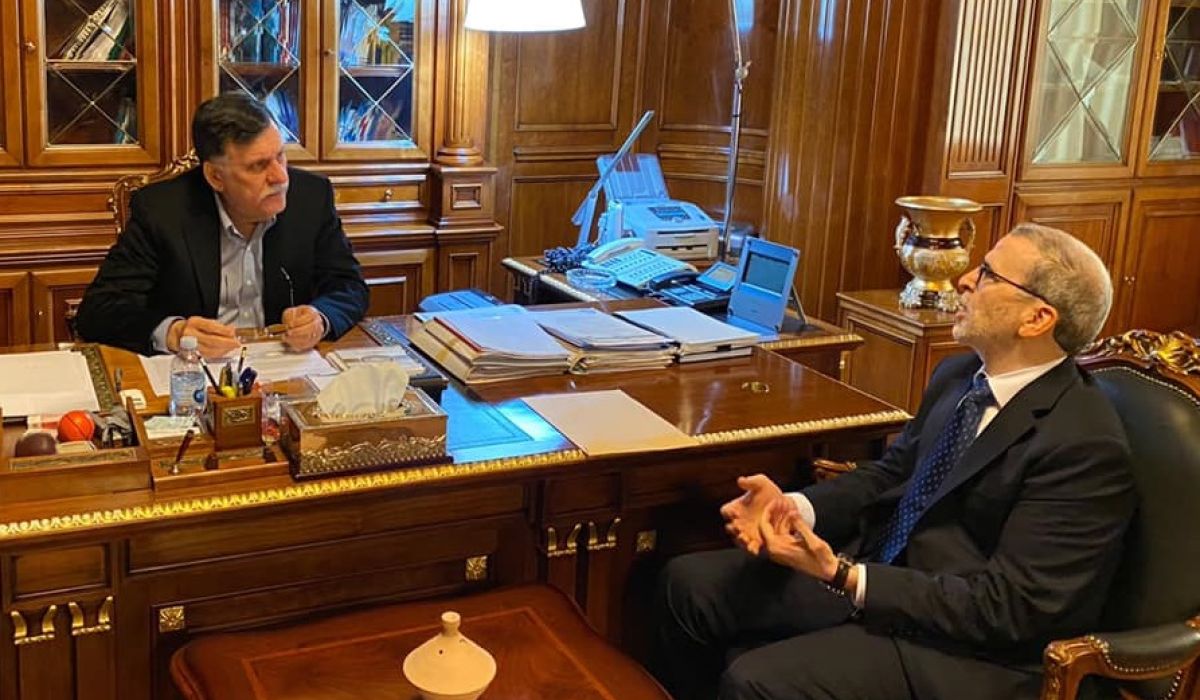 "السراج وصنع الله" يناقشان الترتيبات التي تضمن انتظام الإيرادات لصالح كل الليبيين