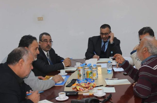 معيتيق يناقش مع عميد بلدية أبوسليم تفعيل المشاريع المتعاقد عليها بالبلدية