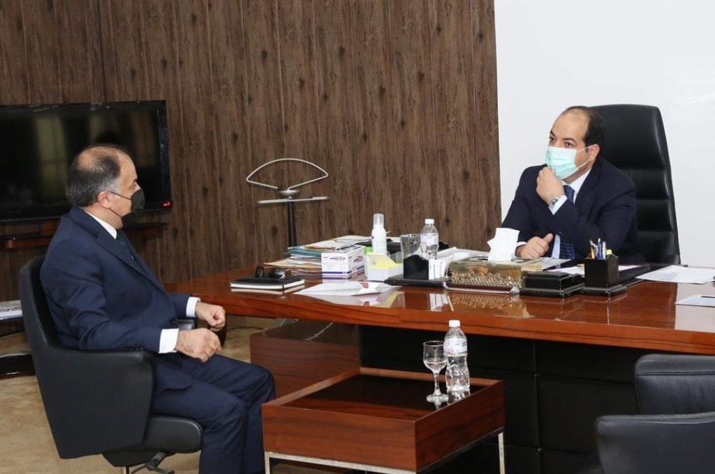 السفير الألماني يجتمع برئيس شركة الكهرباء ويقدم مقترحات لحل أزمة انقطاع التيار الكهربائي