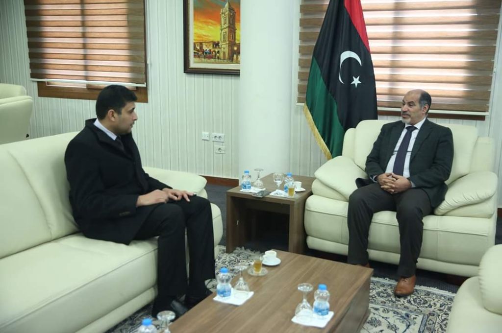 الكبير يناقش مع رئيس بعثة الأتحاد الأوروبي " القائمة السوداء "