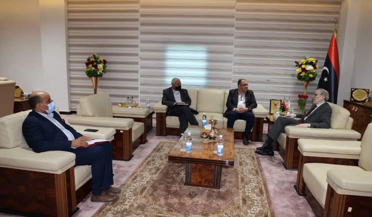صنع الله يبحث مع رئيس جهاز تنمية وتطوير منطقة الهلال النفطي والجنوب الشرقي التعاون المشترك