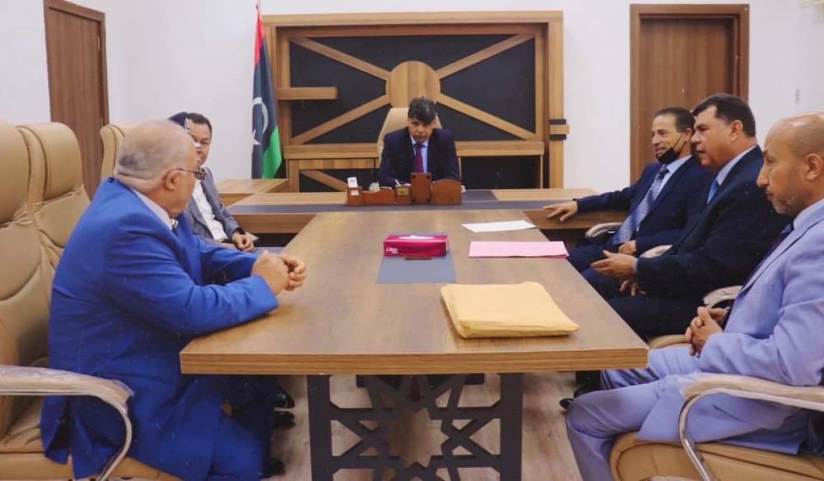 النائب العام يناقش مع محامي عام دائرة محكمة إستئناف الزاوية جملة من المواضيع
