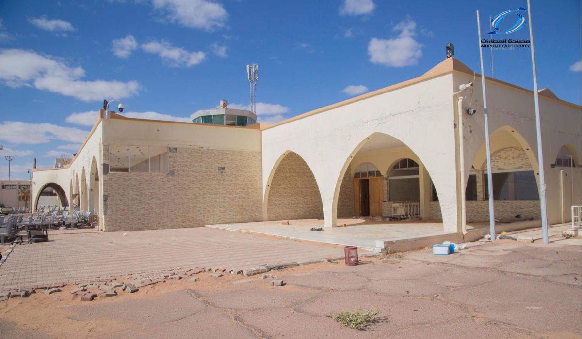 مواصلات المؤقتة تصدر قراراً بفتح مطار سبها للحالات الإنسانية