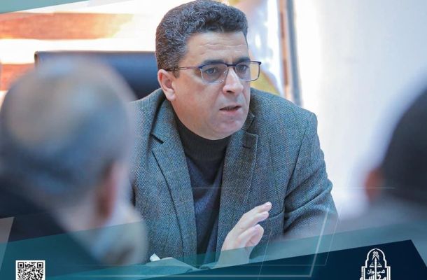 "المسلاتي" يتابع مراحل إنجاز التقرير السنوي للديوان