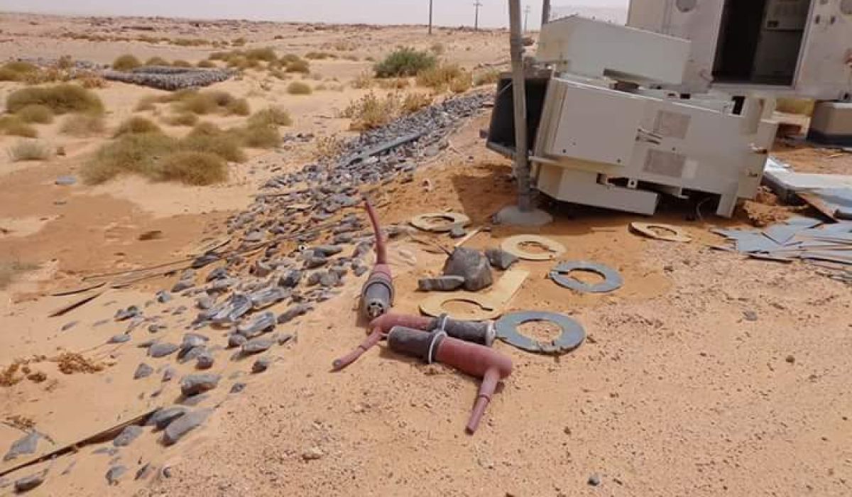 تواصل الاعتداءات على حقول آبار مياه منطقة الحساونة سيسبب انقطاع المياه عن المدن الليبية