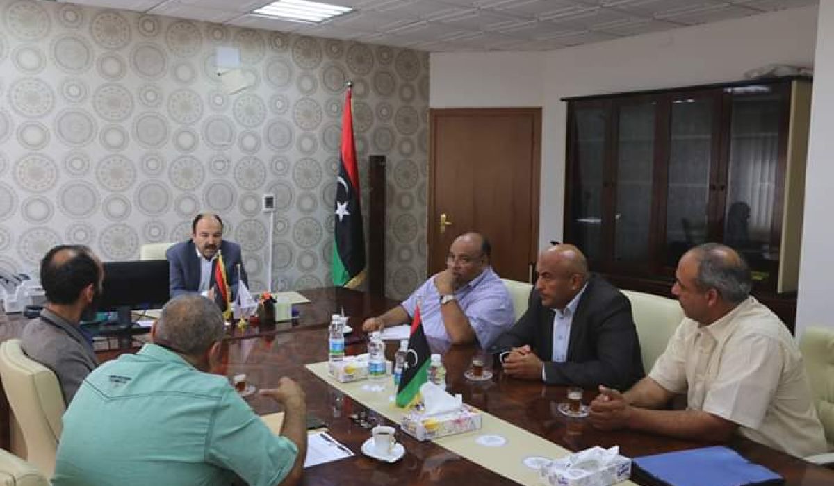 العامة للكهرباء تناقش مع المجلس التسييري صبراتة استكمال مشروع محطة كهرباء 220 ك