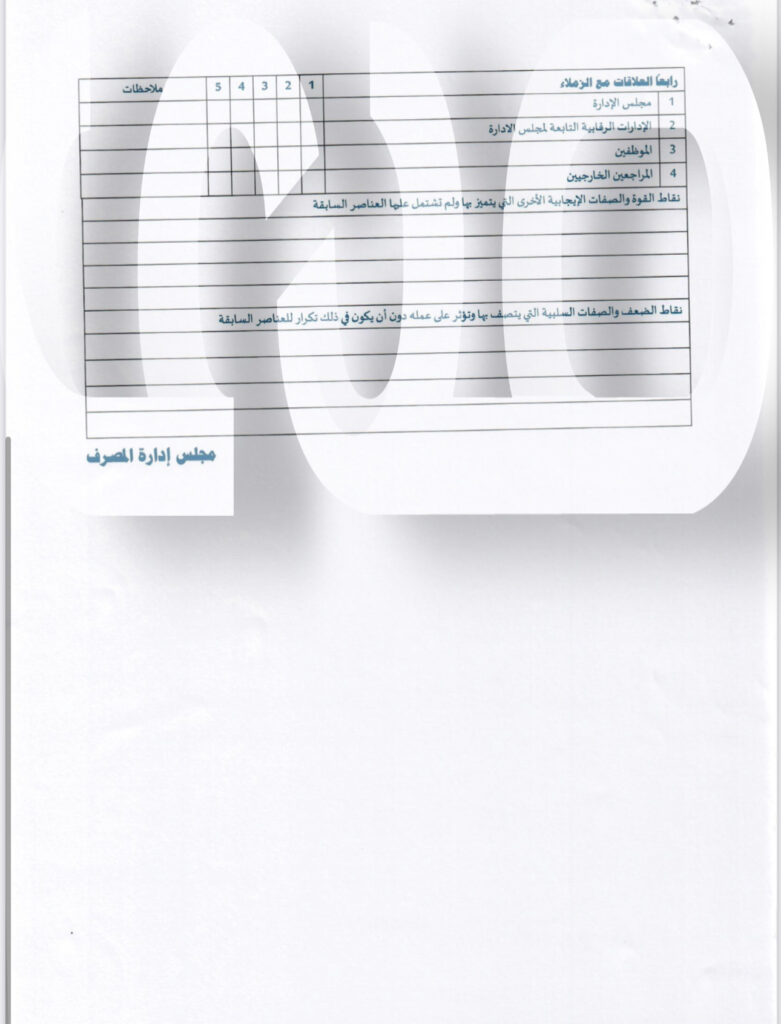 خاص.. المركزي يطبق منشوره الخاص بتقييم شاغلي وظيفة المدير العام.. وهذه مراسلته للصحاري
